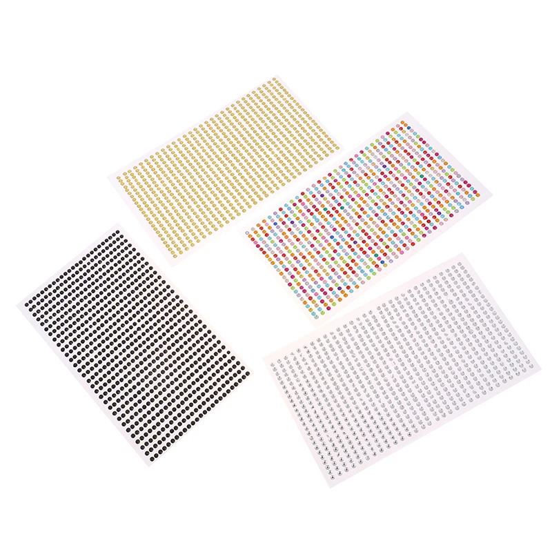 750pcs Diamond Crystal Rhinestone Sticker Self Adhesive Decal Acrylic Tattoo