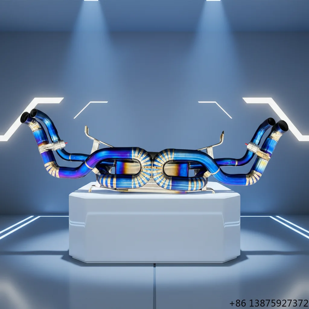 

For R8 V8 4.2l V10 5.2l Exhaust System Titanium Alloy Performance Racing Valve Muffler Catback Exhaust Pipe