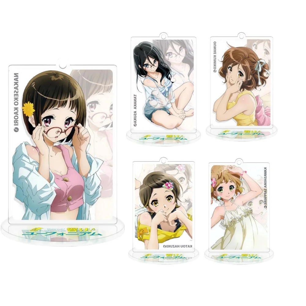 6PCS Anime hibike! euphonium Acrylic Stand Model Cosplay Characters Ornament  Accessories Goods Collection Gifts