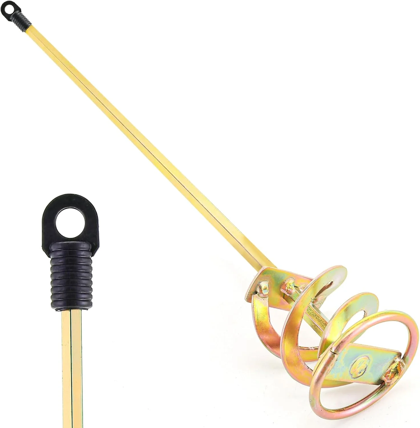Paint Mixer for Drill - Drill Paint Mixer Works with Any Drill Bit - Rust-Proof Paint Stirrer for Drill - Paint Stirring Drill A