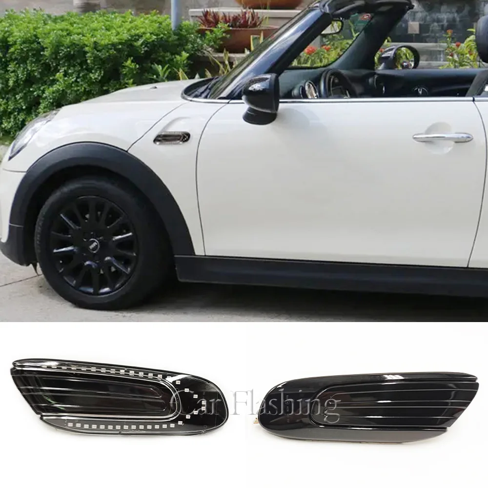 

Suitable for Mini 14-20 models MINI F57 F56 F55 modified with flowing wing leaf panel lights and side turn signals