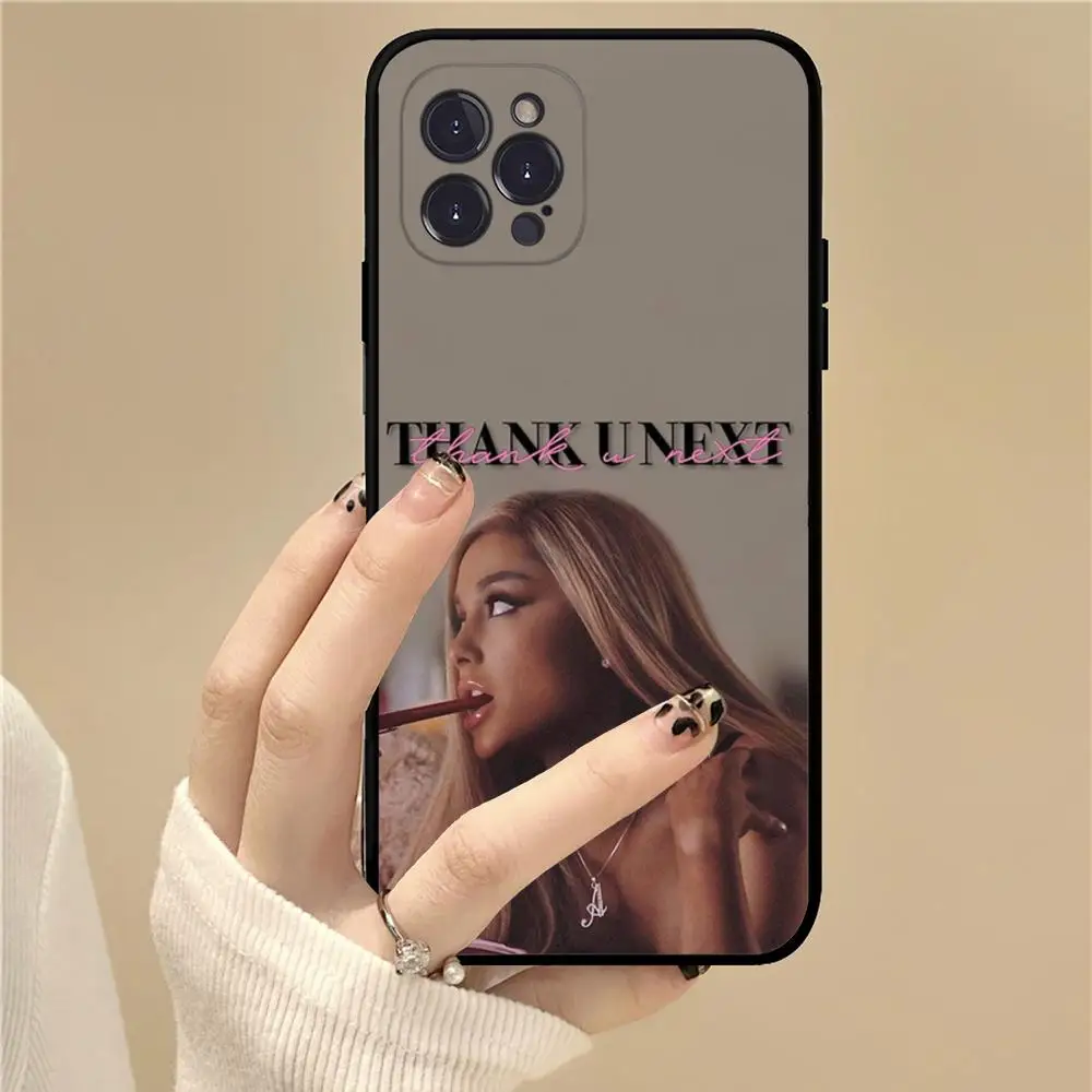 S-Singer Pop star Ariana grande Phone Case For iPhone 15 14 13 12 Mini 11 Pro XS Max X XR SE 6 7 8 Plus Soft Silicone Cover