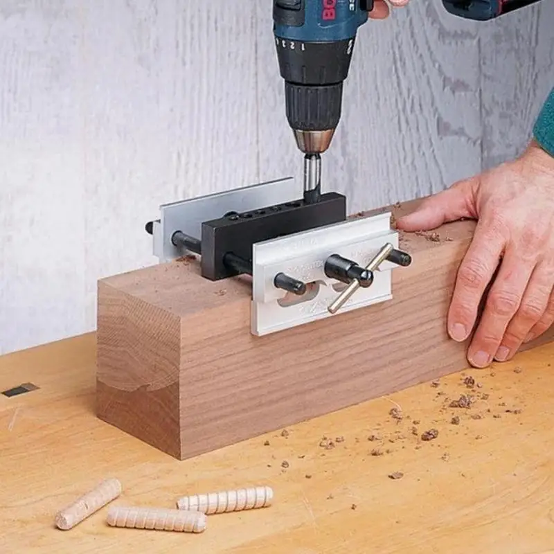 Precision Drilling Guide Positioner Self-Centering Vertical Drilling Guide Hole Puncher Precise Positioner Woodworking Tools