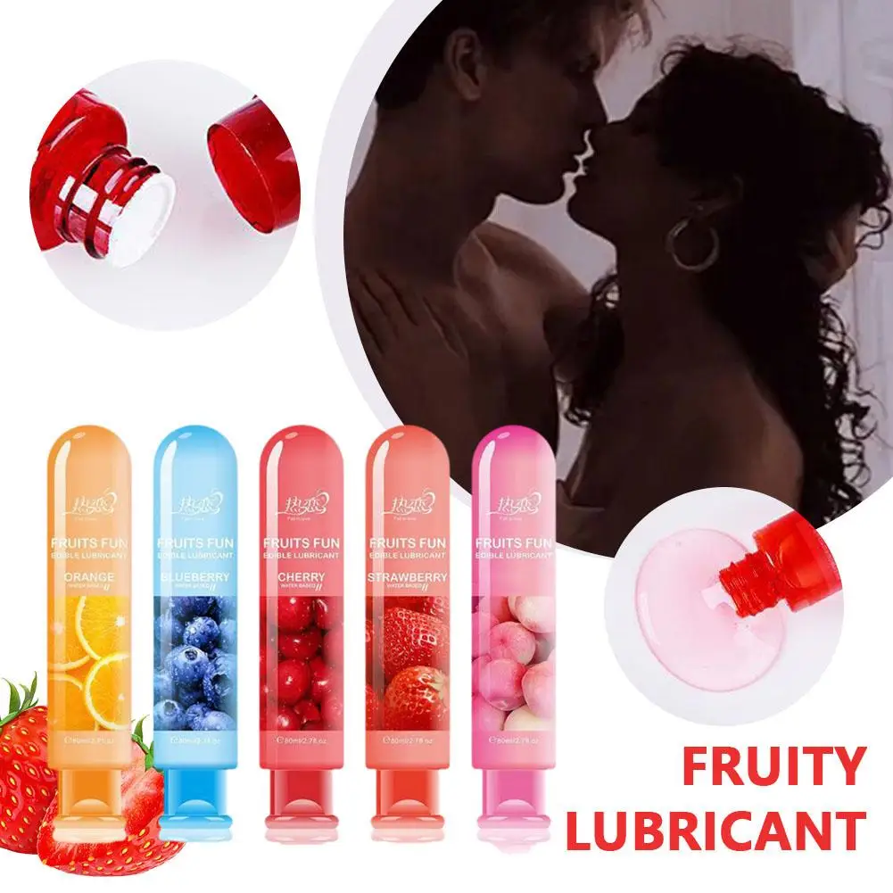 

30g Fruit Flavor Lubricant Edible Oral Adult Female Lubricant Toys Anal Couples Vaginal Products Sex Intimate Water-based H2M1