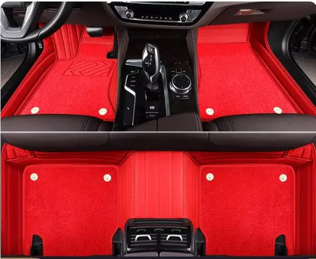 

Best quality! Custom special car floor mats for Mercedes Benz GLC SUV X253 2022-2016 waterproof rugs double layers carpets