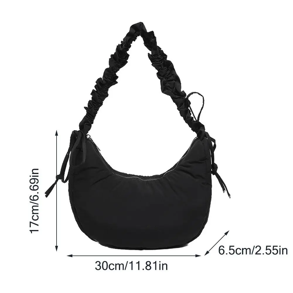 Sac à main créatif de grande capacité pour adolescentes, cartables réutilisables Harajuku, nylon durable, fourre-tout matelassé Hobos, sac initié