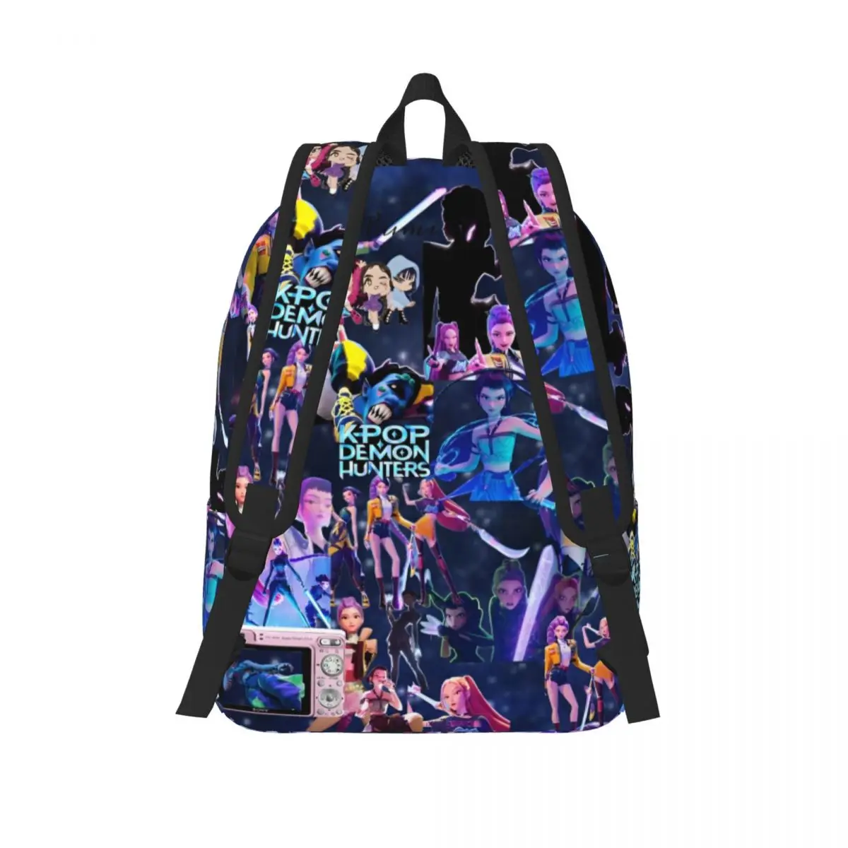 Kpop 悪魔 Huntrix ハンターバックパック男性女性カジュアルビジネスデイパックルミミラジョイラップトップコンピュータショルダーバッグ軽量