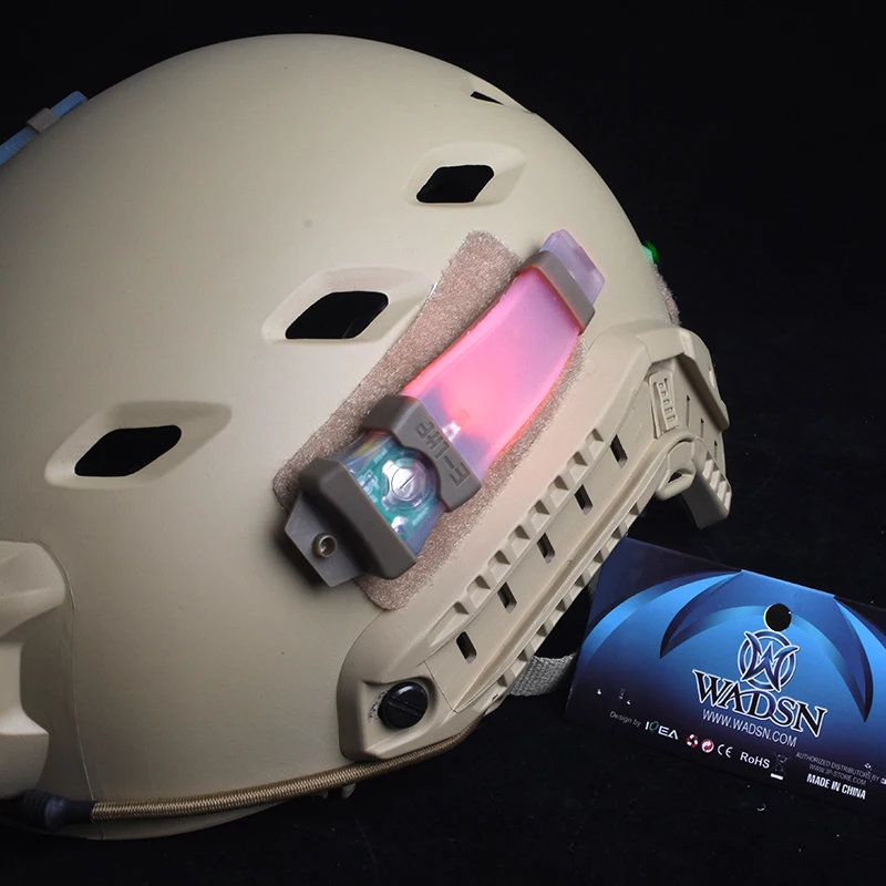 WADSN Luz IR estroboscópica táctica – Impermeable para casco - imagen 2