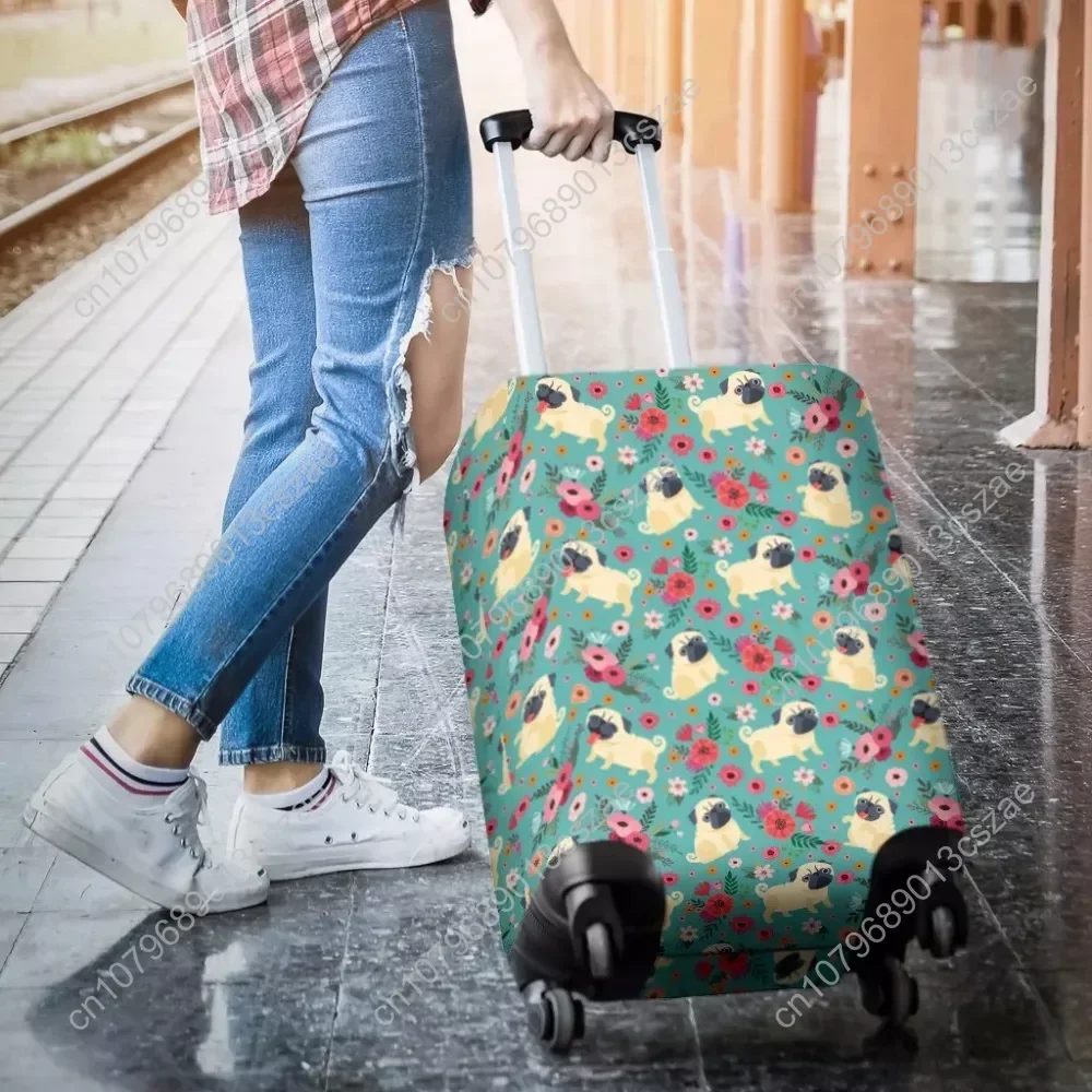 18\'\'-32\'\' Trolley Luggage Protective Dust Covers Stretch Travel Suitcase Covers Spandex Waterproof Baggage Cover