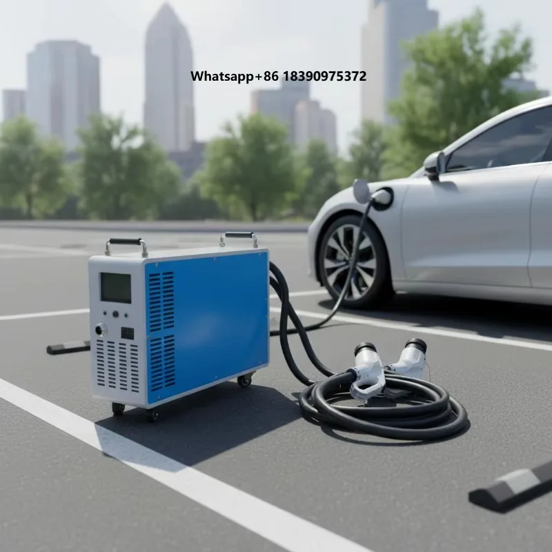 Portable EV Charger   Socket Movable 1000V Fast Charging Station CE Certified for Electric   PX
