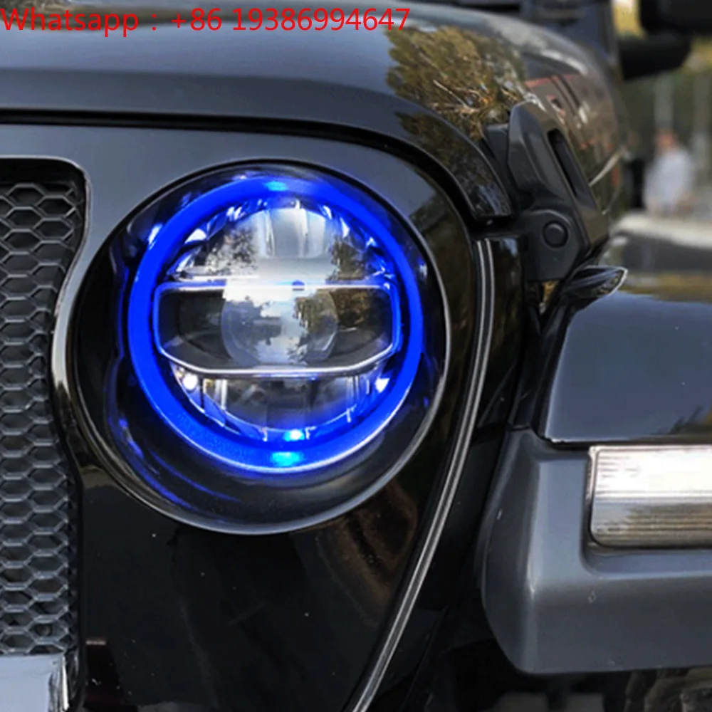 For Aluminum Alloy 9 Inch Led Headlight with DRL Lamp for Jeep  for wrangler jl 2018+ JL1117