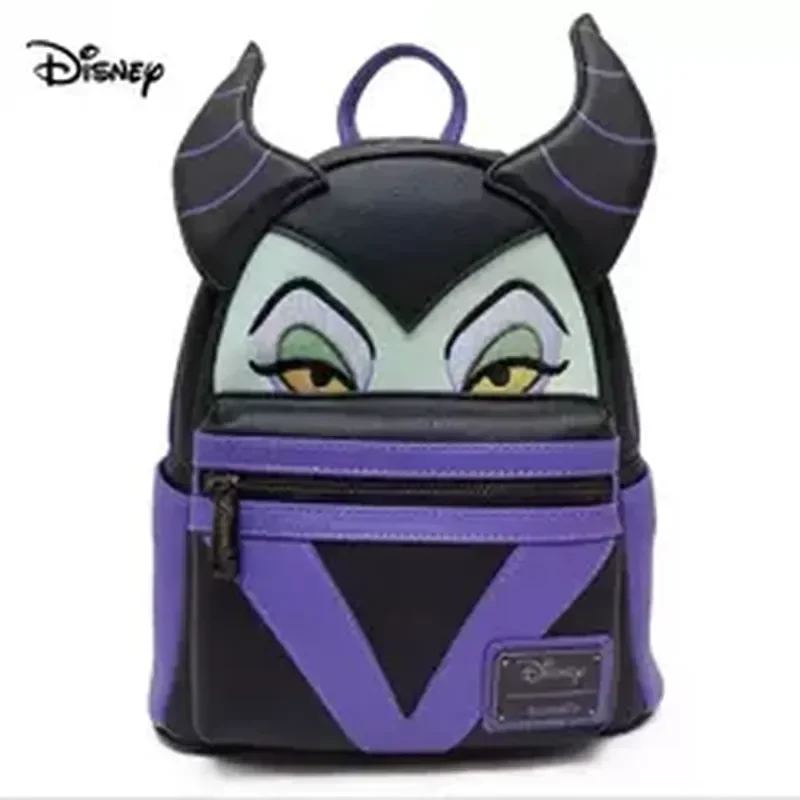 Nowy plecak Loungefly Disney Maleficent Dark Queen torba rekreacyjna Cartoon plecak męski i damski plecak damski torba studencka