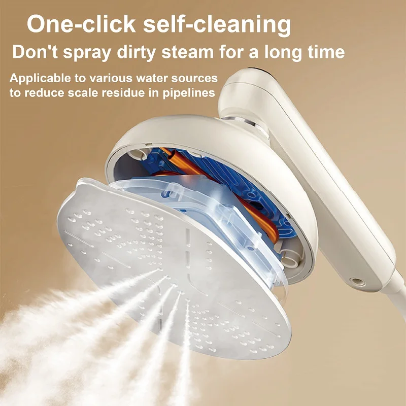 Handheld Pressurized Steam Iron Home Auto Large Steam Wrinkle Remover 5 Gear Ceramic Titanium Panel Garment Iron Machine 1500W