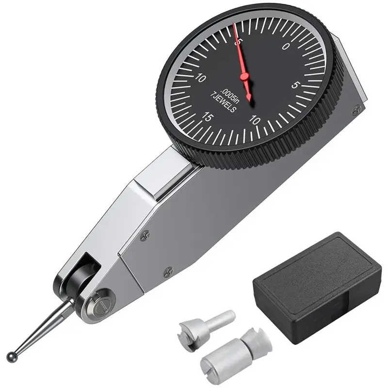 

AB66-Dial Test Indicator With Storage Case, 0-0.03"/0.0005" Test Indicator With 2 Steel Dovetail Clamps 3/8'' And 5/32''