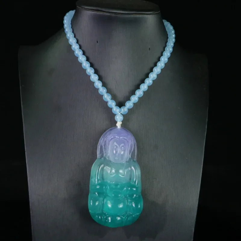 

Quartz Rock Jade Fashionable Exquisite Guanyin Brand Pendant, Classic Popular Pendant