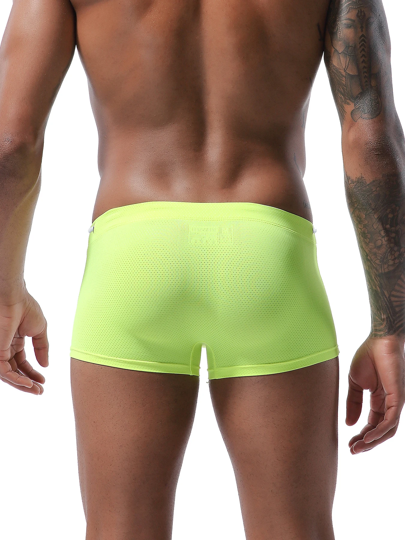 Men's Swim Boxers Sexy Bikini Swimwear Men Swimming Boxer Briefs Beach Short Surf Jammer Surfing Trunks Male Swimsuit Beachwear