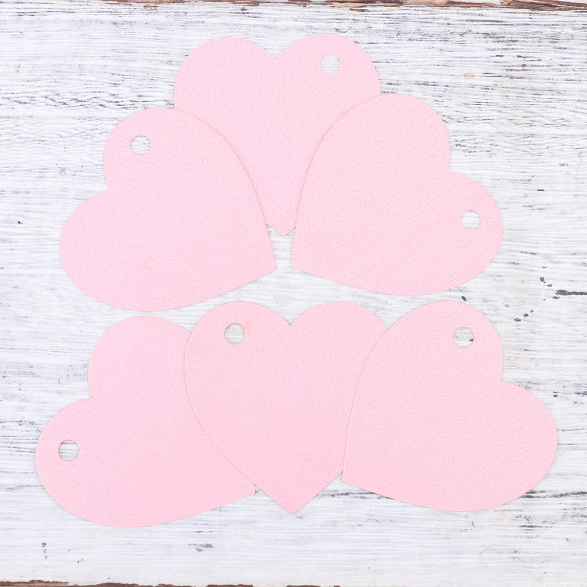 100 قطعة على شكل قلب علامات تعليق ورق وردي ملصقات هدايا عيد الحب أتمنى ديكور حفل زفاف علامة هدية علامة قلب #5