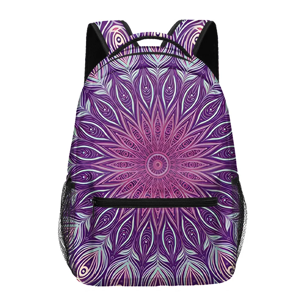 

Kpop Youthful School Bags Unisex Cool ethnic style fox Travel Bags 3D Print Oxford Waterproof Notebook Shoulder Backpacks