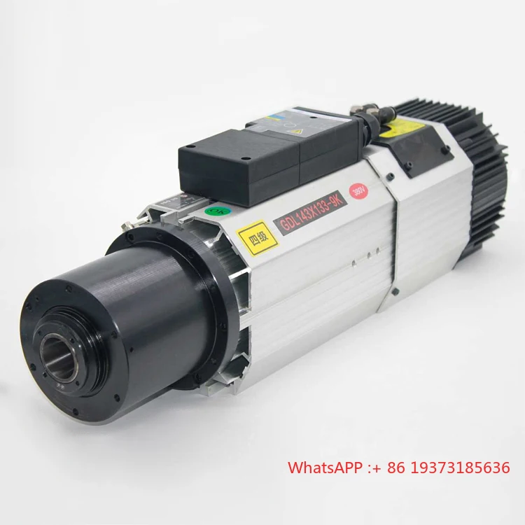 CNC 220V 380V 12000rpm-24000rpm BT30 ISO30 Air Cooled Automatic Tool Changer Spindle Motor 9kW ATC Spindle Motor