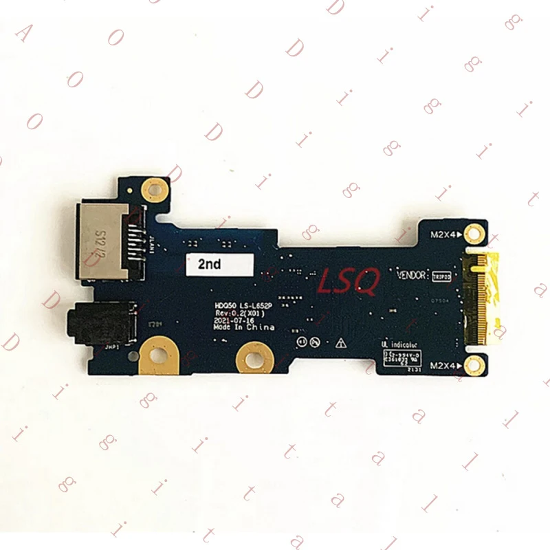 

Плата аудио- и сетевых портов (Ethernet LAN) для DELL G15 5520 5521 G16 7620, LS-L652P