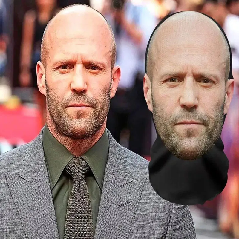 

3D Printed Full Face Visual Mask Realistic Celebrity Performer Face Mask Props Costume For Party Supplies Cosplay