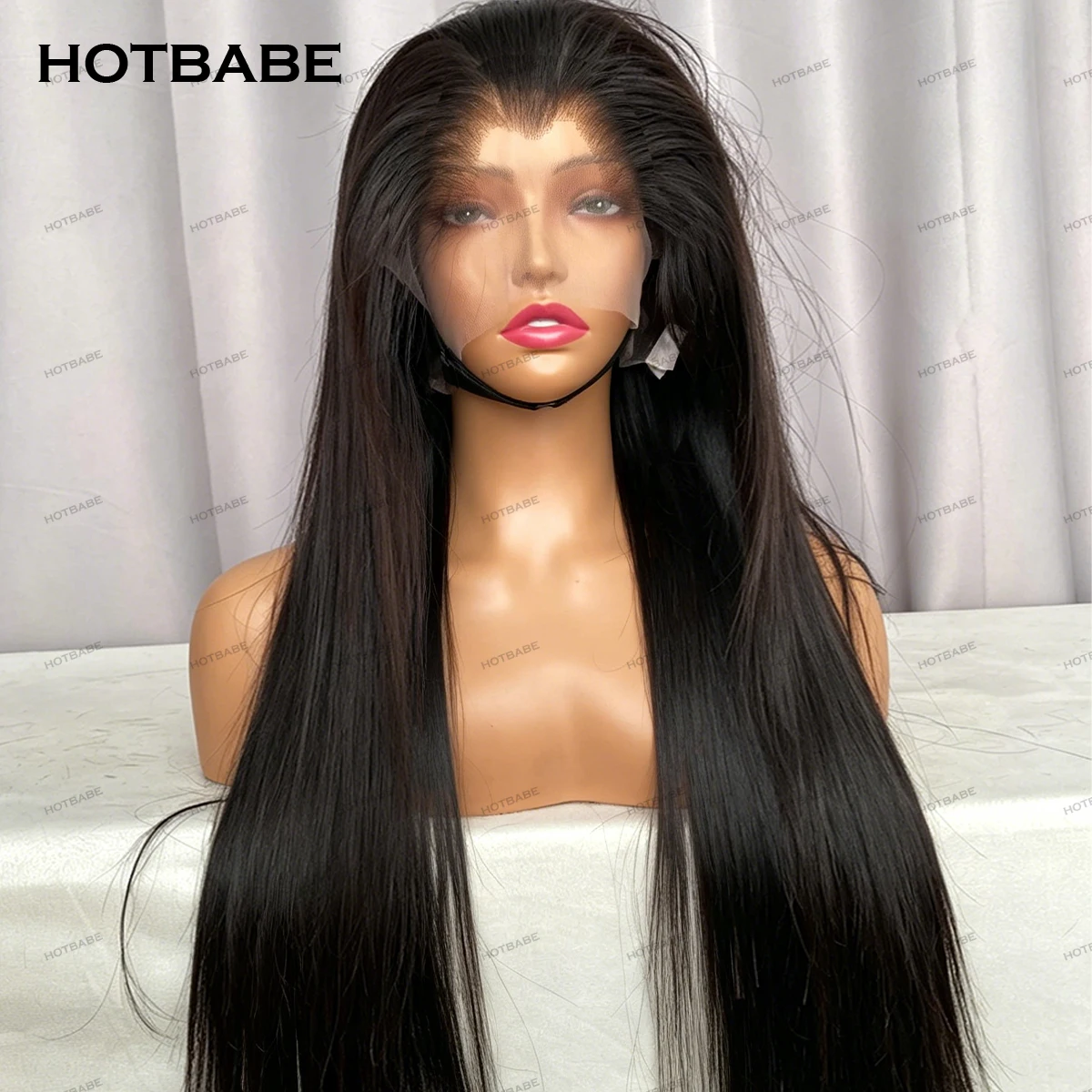 Glueless Wig Human Hair 100% Human Hair Lagos Hairline Silky Straight 400Density 13x6 HD Lace Frontal Wig Preplucked Wear And Go