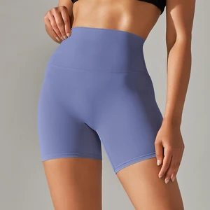 Yoga -Shorts für Frauen, hohe Taille, eng, schnelles Trocknen, Sport, Fitnessstudio, Training, Fitnessstudio 6 Damenbekleidung für die freie Marktkleidung - №2 - №2