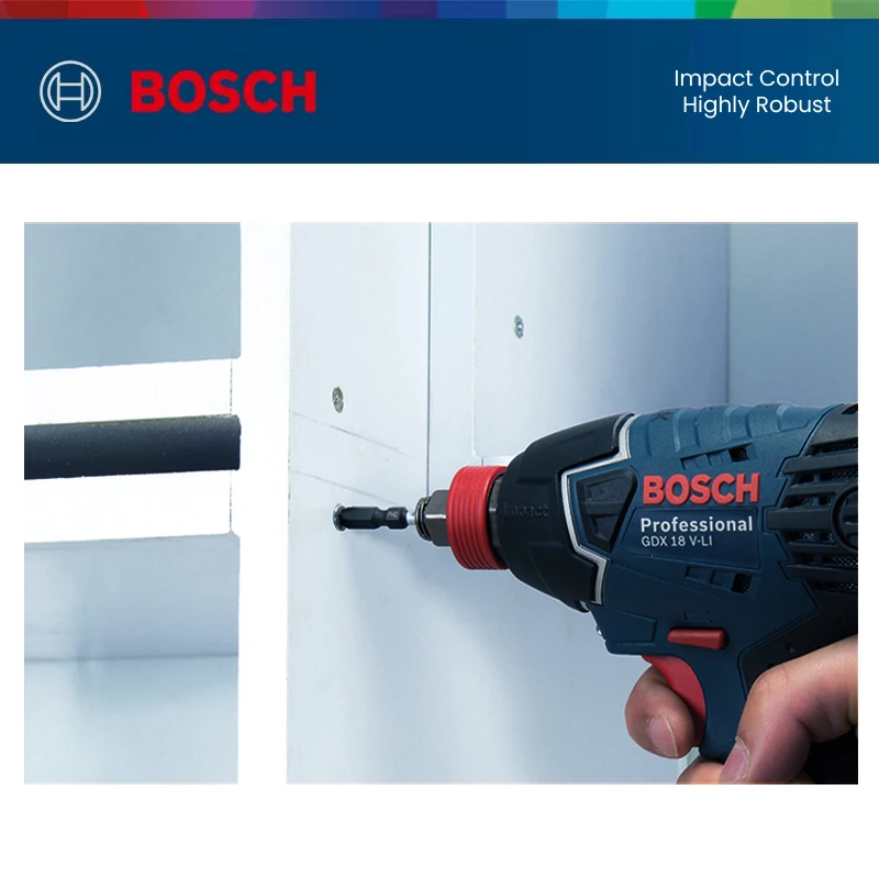 Bosch-Bits de impacto profissionais, resistente Screwdriving Power, S2 Steel Screwdriver Bit Set, GDR, GDX Power Tool