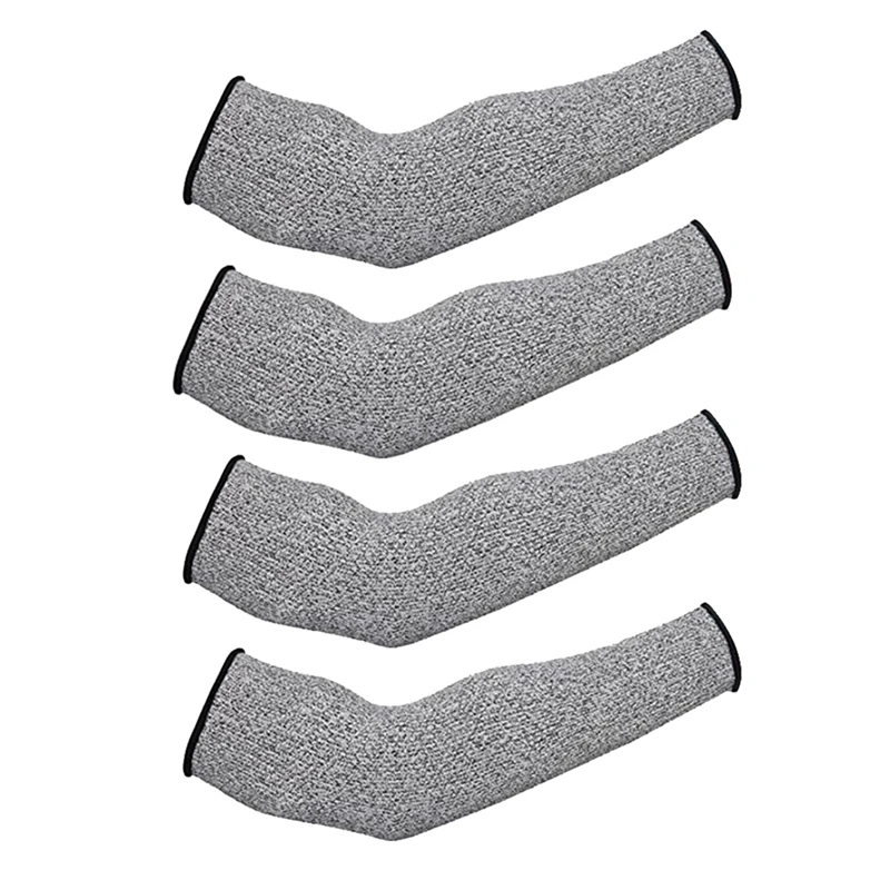 2 Pairs Cut Resistant Sleeves Thin Arm Protectors Arm Guard For Thin Skin And Bruising Arm Sleeves, Grey Easy To Use