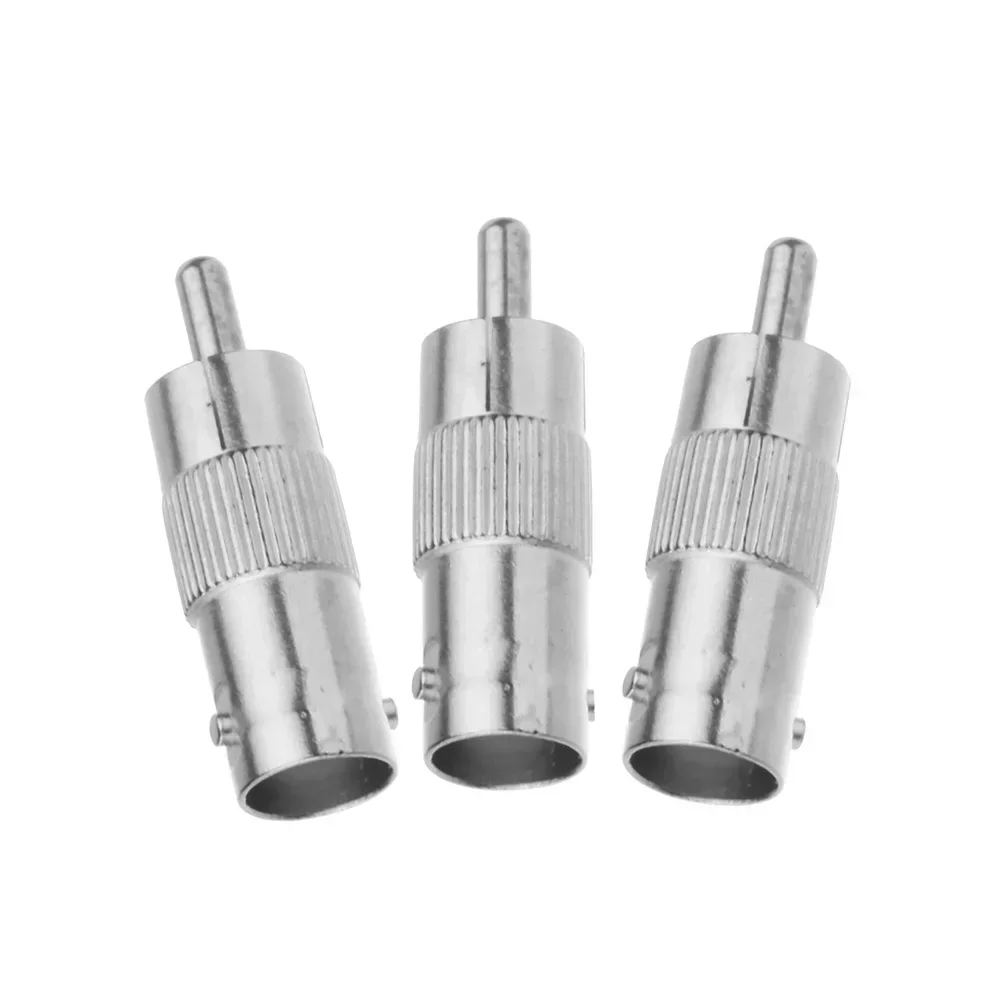 10Pcs BNC Female to RCA Male Coax Cable Connector Coupler Adapter Plug for CCTV Camera Audio Camera security Surveillance system