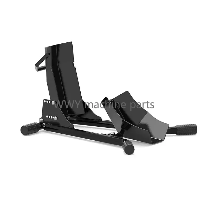 

Motorcycle Front Wheel Parking Rack Qualitative Carbon Steel Universal Motorcycle Front Wheel Parking Mounting Bracket