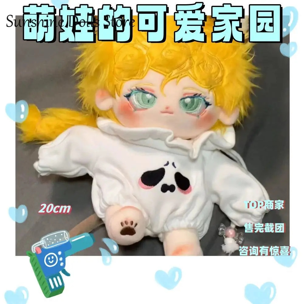 

Anime JOJO Giorno Giovanna Handsome Boy Plush Doll Stuffed Body Dress Up Clothes Cotton Plushies Figures Xmas Gift 20cm
