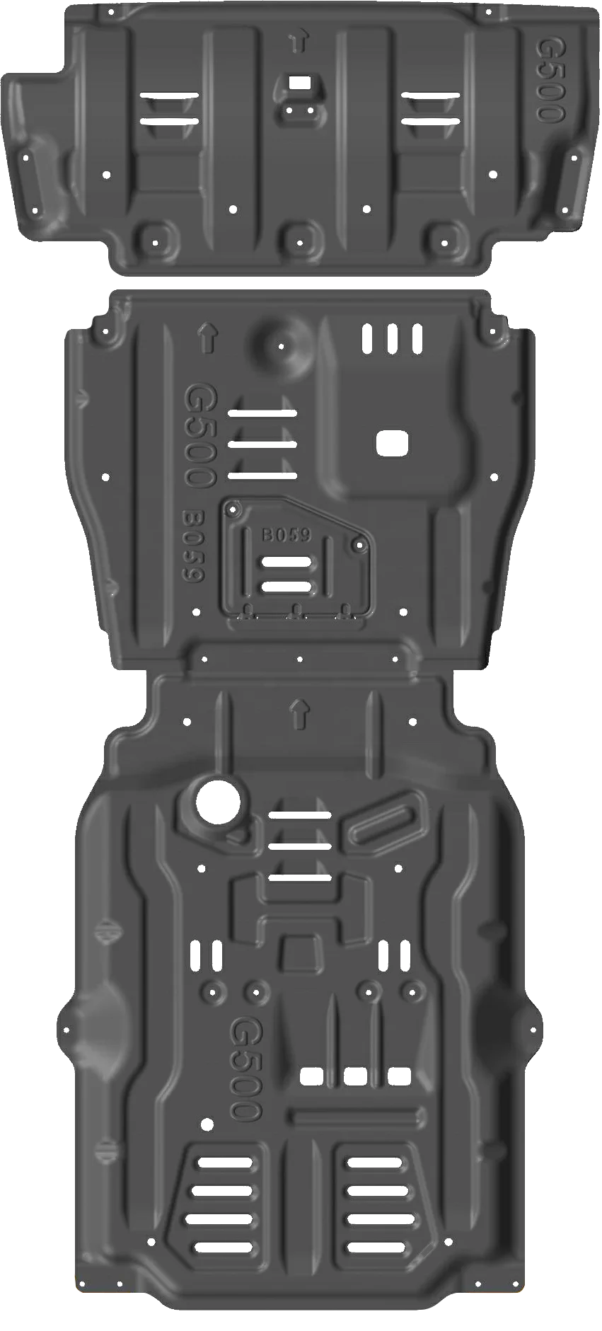 

3D Aluminum Engine Guard Underbody Protection Skid Plates G63 G500 G350 G550 Accessories Spare Parts Upgrade