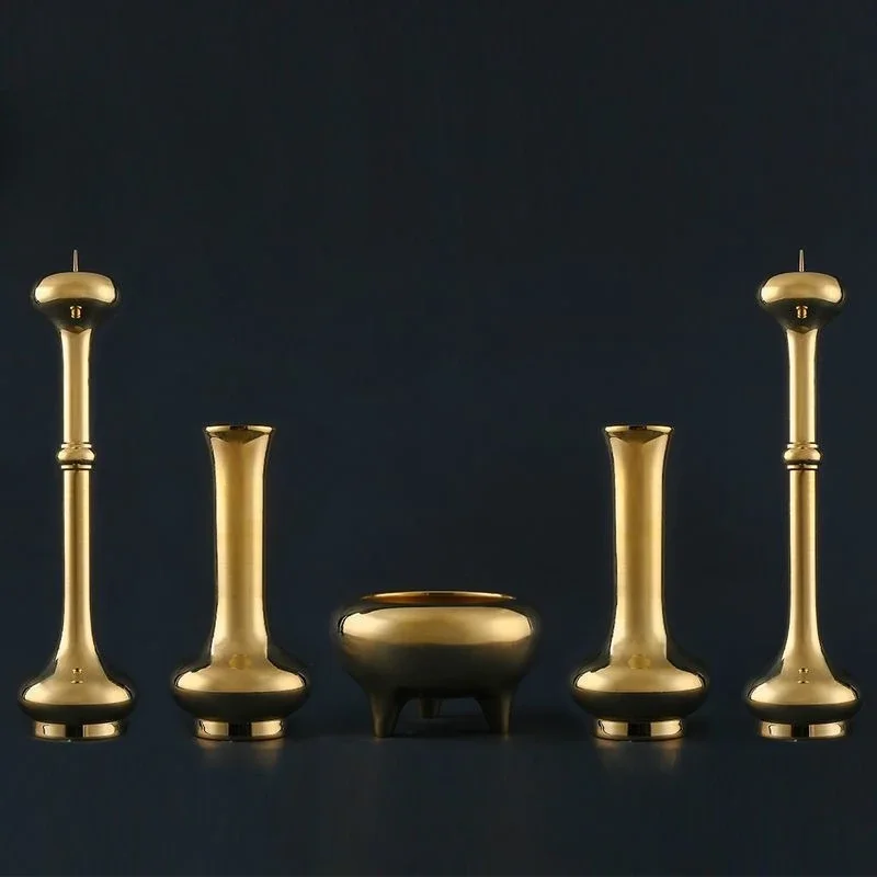 Made of brass Seiko, Shingyan Sect has five sets, five supplies, and the bare body is mirror polished.