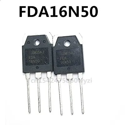 Original 2pcs/ FDA16N50 FQA16N50  16N50  TO-3P