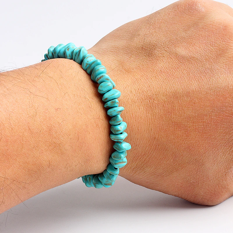 Bracelets bohèmes en perles Turquoises pour femmes, bijoux de guérison et de santé