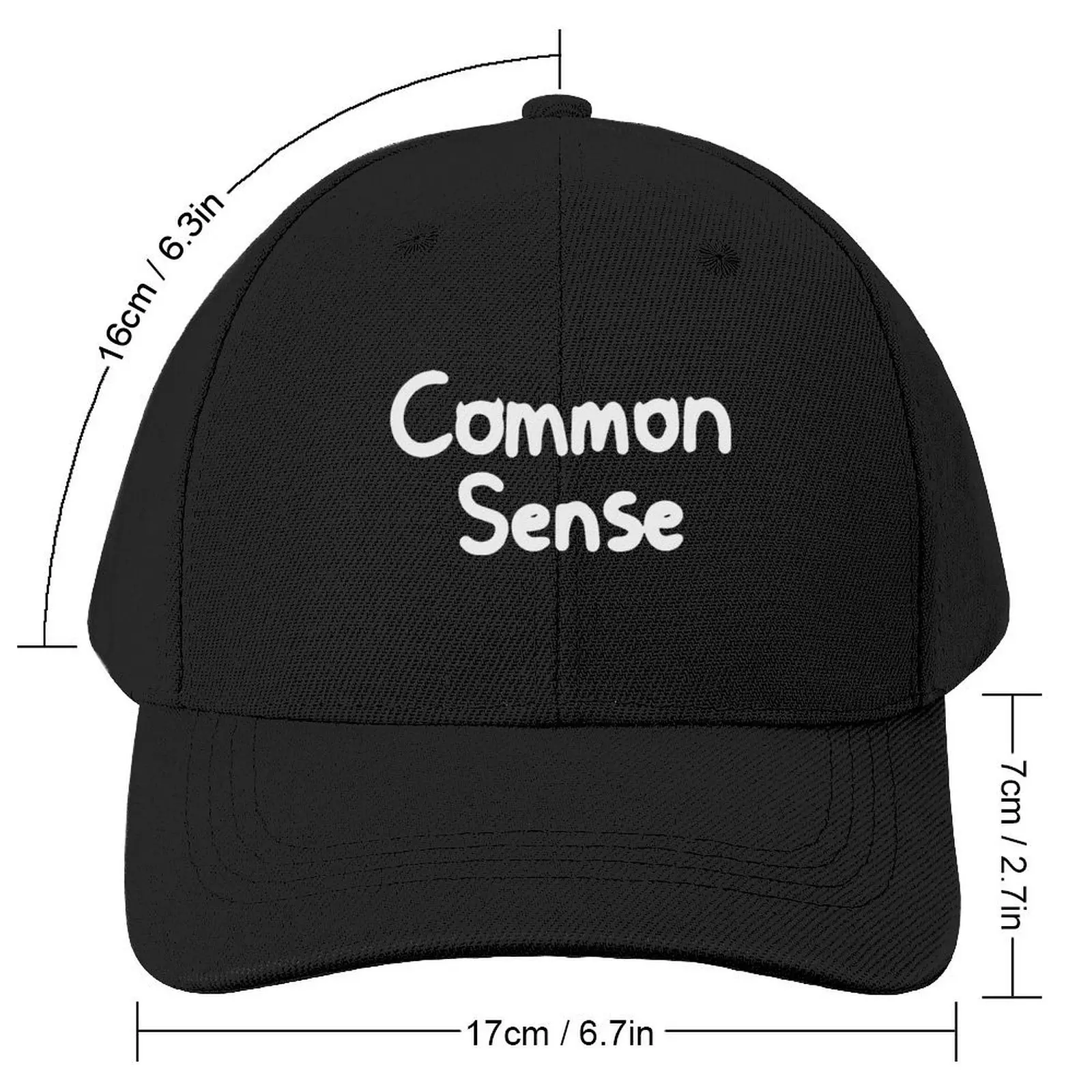 Something Else yt Merch Common Sense Baseball Cap Rugby |-F-| For Women Men's