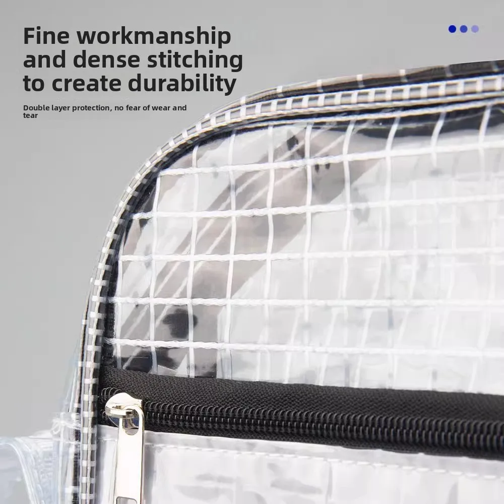 طقم حقيبة PVC شفافة خالية من الغبار ومضادة للكهرباء الساكنة، حل أمان للتخزين في شبكة الغرفة النظيفة