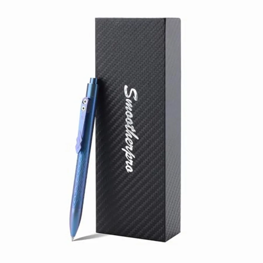 

Титановая выдвижная ручка, совместимая с картриджами Parker, легкая ручка с клипом для ношения на поясе, для EDC, подписи, бизнеса, офиса и письма.