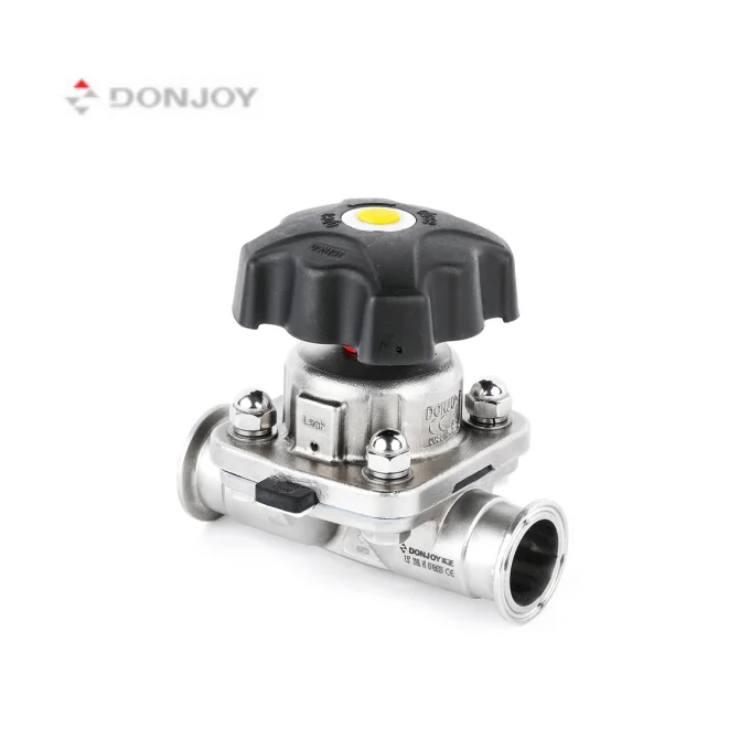 DONJOY sanitary manual diaphragm valve stainless steel diaphragm valve sanitary diaphragm valve