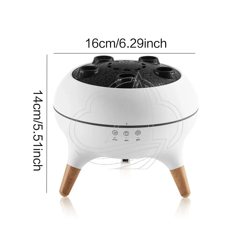 Quiet Jellyfish Aroma Diffuser Cool Mist Humidifier 7 Color LED Auto Off 28dB Home Decor