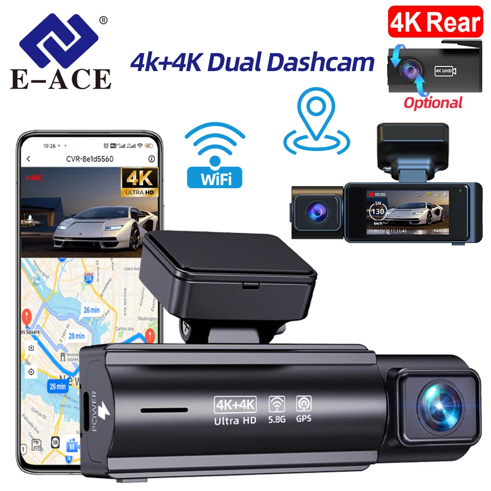 E-ACE Uhd 4K Dashca…