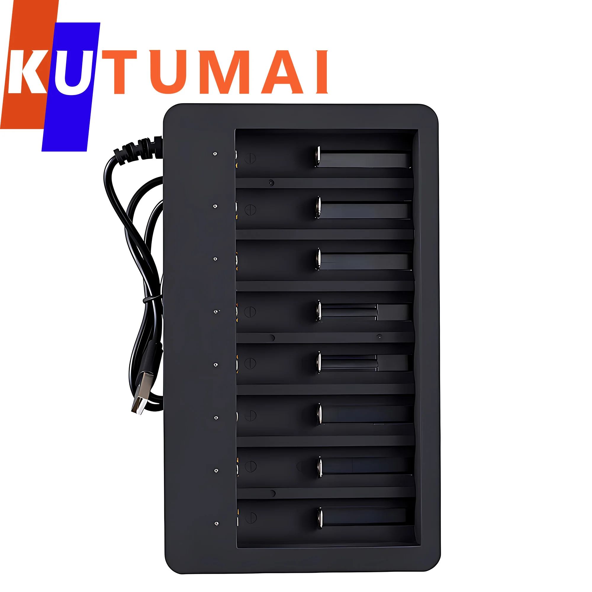 18650 Battery Charger 8 Slot For AA AAA 3.7V Li-ion 10440 14500 17500 18500 18350 Rechargeable Lithium Battery Charger USB Port