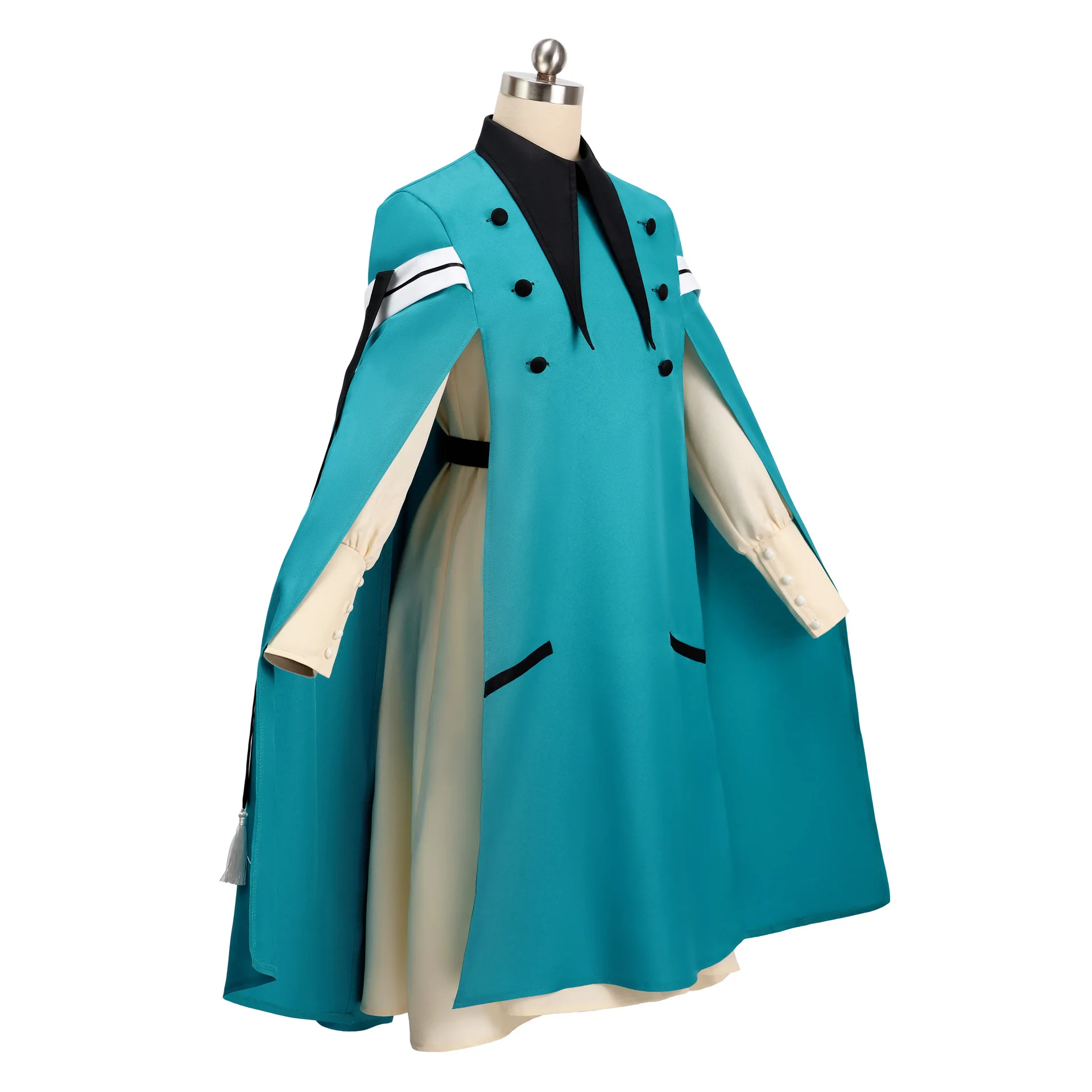 Image 3: Ensemble complet de costume de sorcière Atelier Coco, style médiéval, tenue de personnage d'anime pour Halloween, carnaval, jeu de rôle