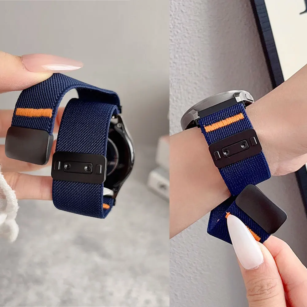 20mm 22mm Universal Watch straps For COROS PACE 4 4pro 2 3/PACE Pro Nylon Magnetic Bracelet For Amazfit active 2/cheetah band