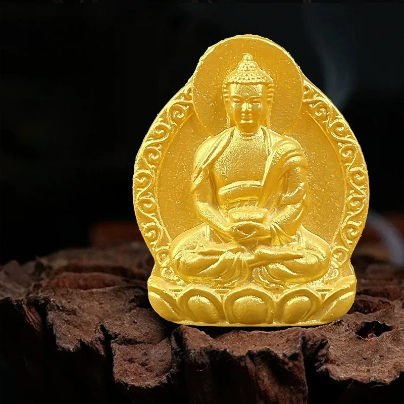 

DSA Wuye Green Tara Kizo King Medicine Master God of Wealth Eight Guardian Gods White Mud Gold Rub Buddha Statue Ornament