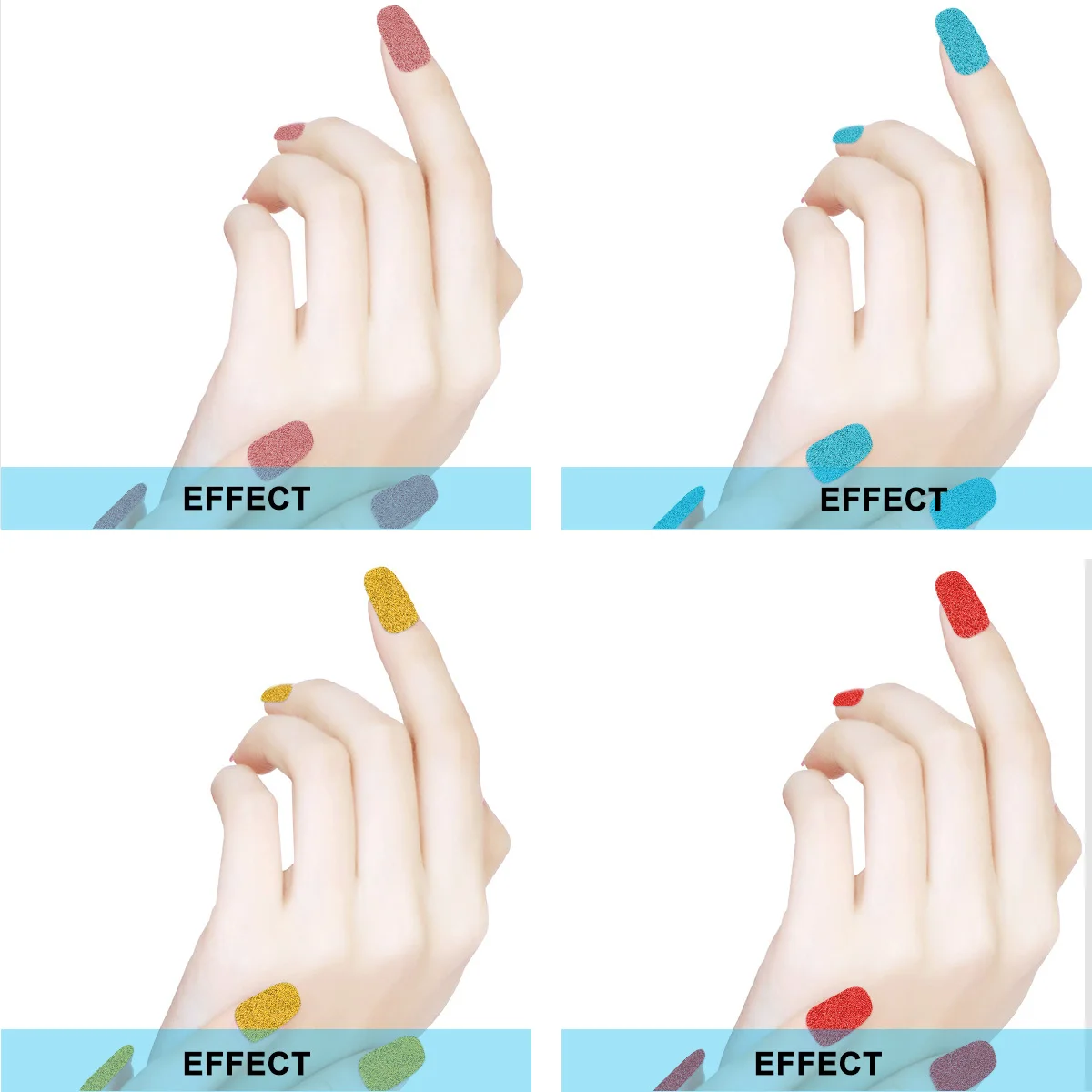 Kit d'autocollants artistiques à paillettes, ensemble de décoration de manucure pour femmes, décalcomanies de beauté à la mode, fournitures d'art des ongles, pointes décoratives, DIY bricolage, 1 pièce