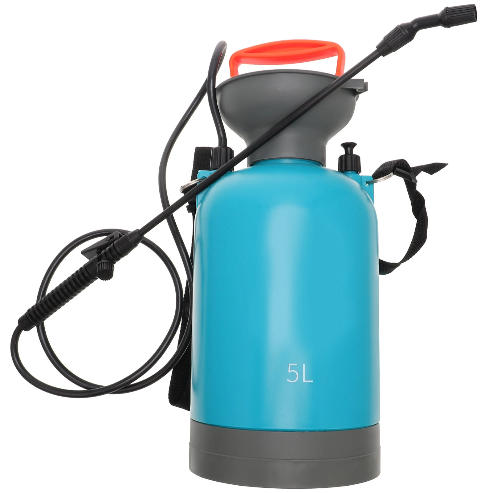 

1 pc 5L Pressure Spray Bottle Watering Can Manual Pot Sprayer Garden Car Wash Home Office Park Light Watering Can Blue Durable