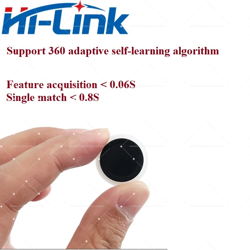 Free Shipping HLK-ZW101  low power finger detection capacitive semiconductor fingerprint sensor fingerprint recognition module