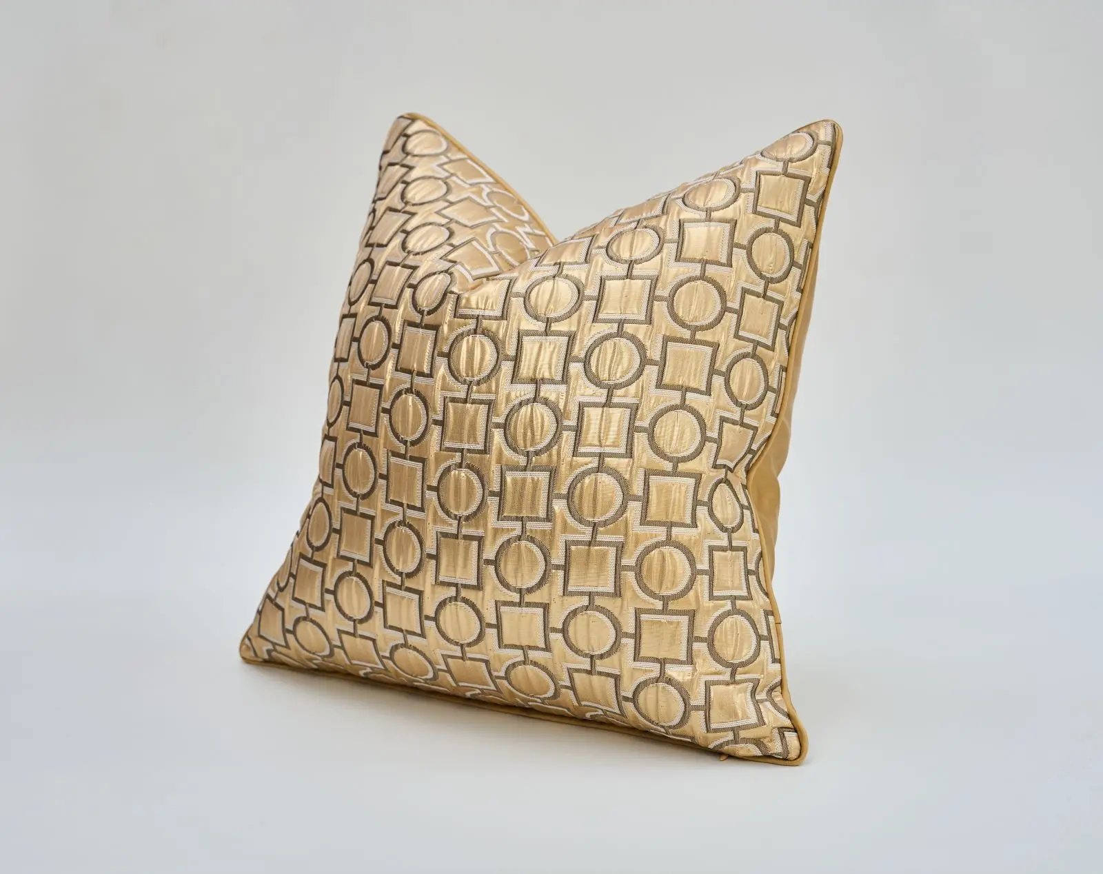 Luxury Sofa Cushion Cover Gold and Grey Pillow Covers for Home Decoration 45x45cm